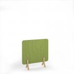 Grain Acoustic Floor Standing Screen Wooden Legs 1200w 1200h - Fruit Green GFSC1200-WF-FG