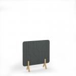 Grain Acoustic Floor Standing Screen Wooden Legs 1200w 1200h - Moonlight Grey GFSC1200-WF-MG