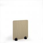 Grain Acoustic Floor Standing Black Metal Base Legs 1200w 1400h - Dark Camel GFSC1400-K-MF-DC