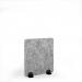 Grain Acoustic Floor Standing Black Metal Base Legs 1200w 1400h - Dark Silver Grey GFSC1400-K-MF-DG