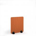 Grain Acoustic Floor Standing Black Metal Base Legs 1200w 1400h - Tangerine GFSC1400-K-MF-TA