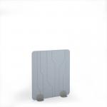 Grain Acoustic Floor Standing Silver Metal Base Legs 1200w 1400h - Light Grey GFSC1400-S-MF-LG
