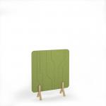 Grain Acoustic Floor Standing Screen Wooden Legs 1200w 1400h - Fruit Green GFSC1400-WF-FG