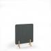 Grain Acoustic Floor Standing Screen Wooden Legs 1200w 1400h - Moonlight Grey GFSC1400-WF-MG