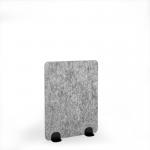 Grain Acoustic Floor Standing Black Metal Base Legs 1200w 1600h - Dark Silver Grey GFSC1600-K-MF-DG