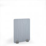 Grain Acoustic Floor Standing Silver Metal Base Legs 1200w 1600h - Light Grey GFSC1600-S-MF-LG