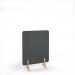 Grain Acoustic Floor Standing Screen Wooden Legs 1200w 1600h - Moonlight Grey GFSC1600-WF-MG