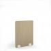 Grain Acoustic Floor Standing White Metal Base Legs 1200w 1600h - Dark Camel GFSC1600-WH-MF-DC