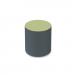 Groove modular breakout seating bubble - elapse grey body with endurance green top