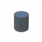 Groove modular breakout seating bubble - elapse grey body with range blue top GR01-EG-RB