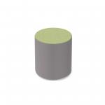 Groove modular breakout seating bubble - forecast grey body with endurance green top GR01-FG-EN