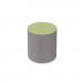 Groove modular breakout seating bubble - forecast grey body with endurance green top