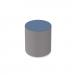 Groove modular breakout seating bubble - forecast grey body with range blue top