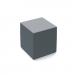 Groove modular breakout seating square - elapse grey body with late grey top