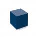 Groove modular breakout seating square - maturity blue body with range blue top