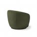 Grace single swivel club chair in olive green GRA50001-OG
