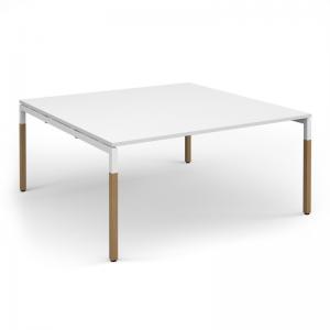 Connex Plus Goal-Post Wooden 1600 x 1600 x 725mm Back to Back Desk -