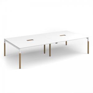 Connex Plus Goal-Post Wooden 3200 x 1600 x 725mm Back to Back Desk