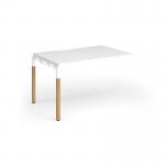 Connex Goal-Post Wooden 1200 x 800 x 725mm Single Add On Bay - White Frame White Top GWCO128-AB-WH-WH