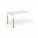 Connex Goal-Post Wooden 1200 x 800 x 725mm Single Add On Bay - White Frame White Top GWCO128-AB-WH-WH