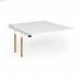 Connex Goal-Post Wooden 1400 x 1600 x 725mm Back to Back Add On Bay - White Frame White Top GWCO1416-AB-WH-WH