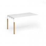 Connex Goal-Post Wooden 1400 x 800 x 725mm Single Add On Bay - White Frame White Top GWCO148-AB-WH-WH