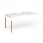 Connex Goal-Post Wooden 1600 x 800 x 725mm Single Add On Bay - White Frame White Top GWCO168-AB-WH-WH