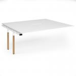 Connex Goal-Post Wooden 1800 x 1600 x 725mm Back to Back Add On Bay - White Frame White Top GWCO1816-AB-WH-WH