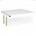 Connex Goal-Post Wooden 1800 x 1600 x 725mm Back to Back Add On Bay - White Frame White Top GWCO1816-AB-WH-WH