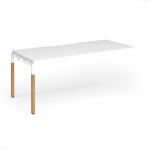 Connex Goal-Post Wooden 1800 x 800 x 725mm Single Add On Bay - White Frame White Top GWCO188-AB-WH-WH