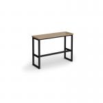 Otto Poseur benching solution high bench 1050mm wide - black frame, kendal oak top HB1050-K-KO