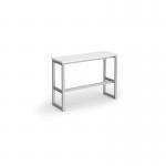 Otto Poseur benching solution high bench 1050mm wide - silver frame, white top HB1050-S-WH