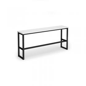 Otto Poseur benching solution high bench 1650mm wide - black frame, white top HB1650-K-WH