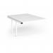 Connex Plus O Frame 1200 x 1600 x 725mm Back to Back Add On Bay - White Frame White Top HCO1216-AB-WH-WH