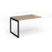 Connex Plus O Frame 1200 x 800 x 725mm Single Add On Bay - Black Frame Kendal Oak Top HCO128-AB-K-KO