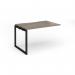 Connex Plus O Frame 1200 x 800 x 725mm Single Add On Bay - Black Frame Nebraska Oak Top HCO128-AB-K-NO