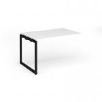Connex Plus O Frame 1200 x 800 x 725mm Single Add On Bay - Black Frame White Top HCO128-AB-K-WH