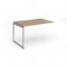 Connex Plus O Frame 1200 x 800 x 725mm Single Add On Bay - Silver Frame Kendal Oak Top HCO128-AB-S-KO