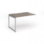 Connex Plus O Frame 1200 x 800 x 725mm Single Add On Bay - Silver Frame Nebraska Oak Top HCO128-AB-S-NO