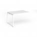 Connex Plus O Frame 1200 x 800 x 725mm Single Add On Bay - White Frame White Top HCO128-AB-WH-WH