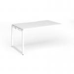 Connex Plus O Frame 1400 x 800 x 725mm Single Add On Bay - White Frame White Top HCO148-AB-WH-WH