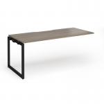 Connex Plus O Frame 1800 x 800 x 725mm Single Add On Bay - Black Frame Nebraska Oak Top HCO188-AB-K-NO