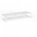 Connex Plus O Frame 4200 x 1600 x 725mm Back to Back Desk (6 x 1400mm) - White Frame White Top HCO4216-WH-WH