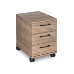 Anson executive 3 drawer mobile pedestal - barcelona walnut HOG-PED-BW