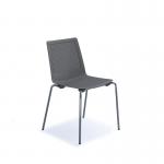 Harmony multi-purpose chair with chrome 4 leg frame - grey HRM504C-GR