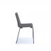 Harmony multi-purpose chair with chrome 4 leg frame - grey