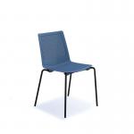 Harmony multi-purpose chair with black 4 leg frame - blue HRM504K-BL