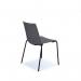 Harmony multi-purpose chair with black 4 leg frame - grey HRM504K-GR