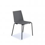 Harmony multi-purpose chair with black 4 leg frame - grey HRM504K-GR