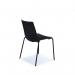 Harmony multi-purpose chair with black 4 leg frame - black HRM504K-K